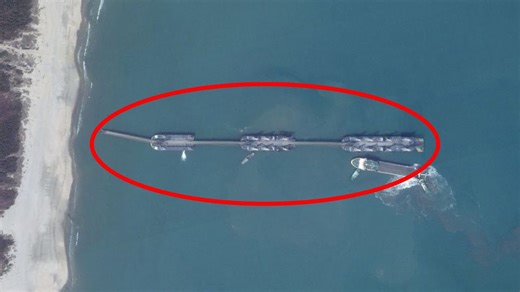 Giant 600-Foot Warship Emerges from the Ocean