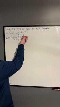 Average Value of a Function