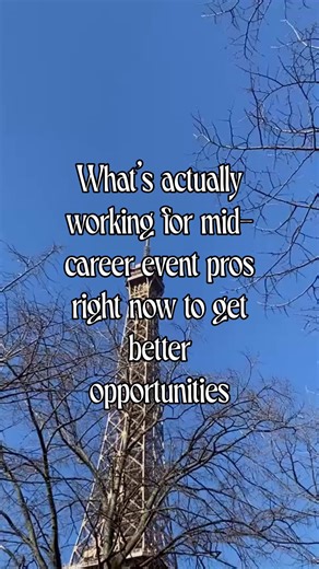 What’s actually working for mid-career event pros right now if you want better opportunities? It’s being able to clearly say: 💖 what problems you solve 💖 at what scale 💖 under what pressure 💖 and why people put you in those situations ❌ “Event manager with 10 years’ experience” doesn’t move anything forward. ✅ “Led operations for a multi-venue, internationally broadcast event….” does. That tells someone where to place you. Better opportunities don’t go to the person who can do everything (ev