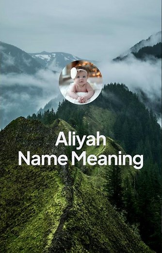 Aliyah Name Meaning - Name Meaning #name #namemeaning