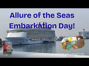 Embarkation day ship tour - Allure of the Seas