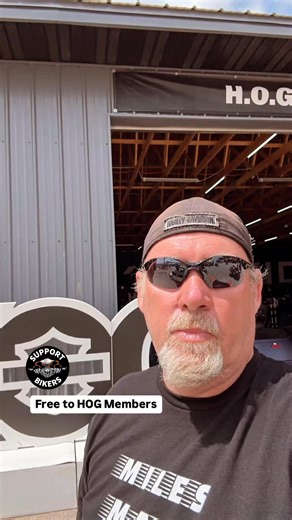 Check out this perk as a HOG Member! Sturgis Rally - HOG Building located outside the Full Throttle Saloon and Pappy Hole Campground #sturgisrally | Support Bikers