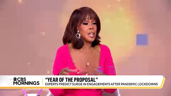 4.9K views · 61 reactions | Valentine's Day is sparking anticipation for proposals as experts project a surge in engagements in 2024. Meg Oliver shows us what’s driving more people to tie the knot and how couples should prepare for the wedding boom. ❤️  | CBS Mornings | Facebook
