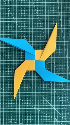 Shuriken Ninja Star Origami Tutorial
