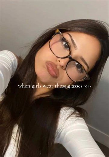 Aesthetic Girls with Trendy Glasses