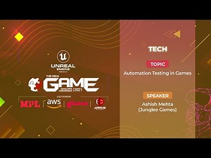 Automation Testing in Games | India Game Developer Conference 2021 - 13th Edition