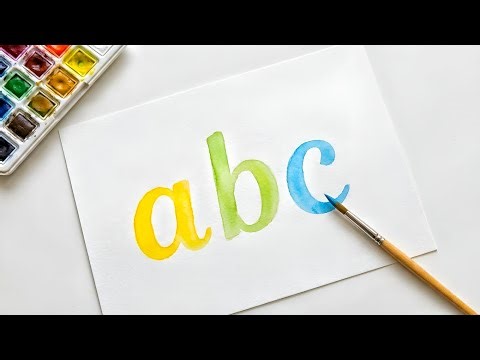 ABC Alphabet Painting for Kids | Learn Letters with Bright Colors