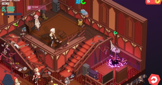 Possess office equipment and batter your coworkers in Office Fight