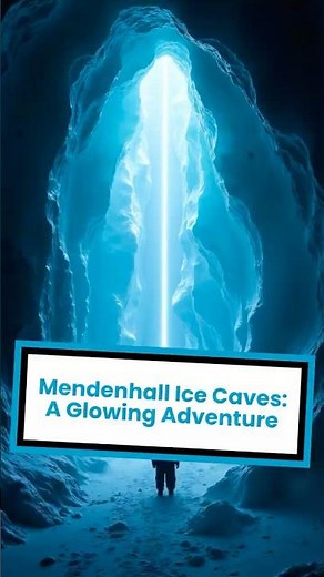 Inside Alaska’s Glowing Ice Caves