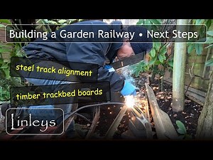 Building a Garden Railway • Raised Trackbed takes shape