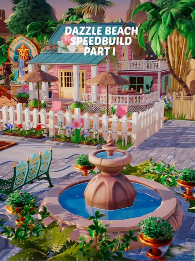 Dazzle Beach Build in Disney Dreamlight Valley