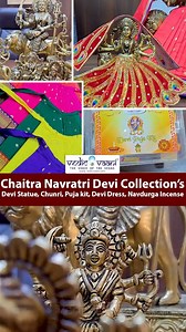 Chaitra Navratri Devi Collection's, Devi Statue, Chunri, Puja kit, Devi Dress, Navdurga Incense Celebrate Chaitra Navratri with VedicVaani’s Divine Collection, crafted to enhance your spiritual rituals. Discover beautifully handcrafted Devi Statues, vibrant Chunris, and elegant Devi Dresses for a sacred adornment. Complete your puja with our Navratri Puja Kit, curated with authentic essentials, and immerse yourself in the divine aroma of Navdurga Incense. Bring home blessings, devotion, and puri
