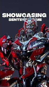 Sentinel Prime DLX Showcase from Transformers: Dark of the Moon. #transformers #actionfigure