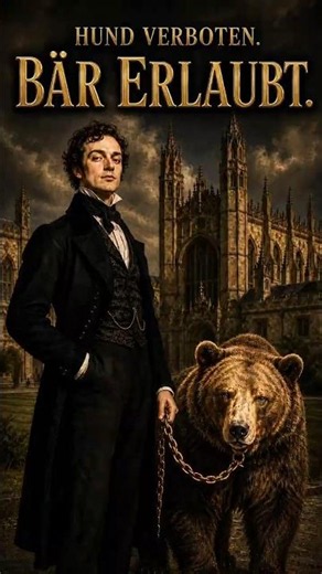 Dogs forbidden? Then a bear it is! #history #historyfacts #history #byron