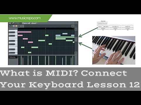 What is MIDI? A Basic introduction: Connect Keyboard Lesson 12