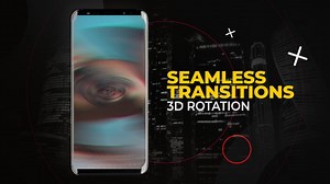 Dynamic Vertical 3D Rotation Transitions for Mobile Video