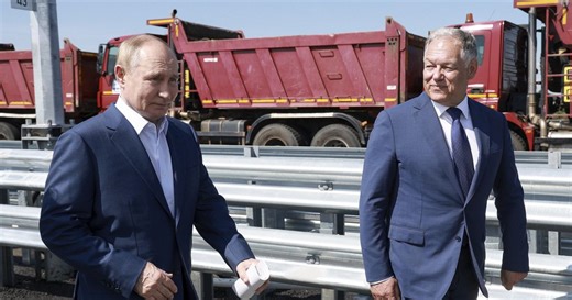 Putin drives a new Russian Lada sedan on just opened final segment of Moscow-St Petersburg highway | Africanews