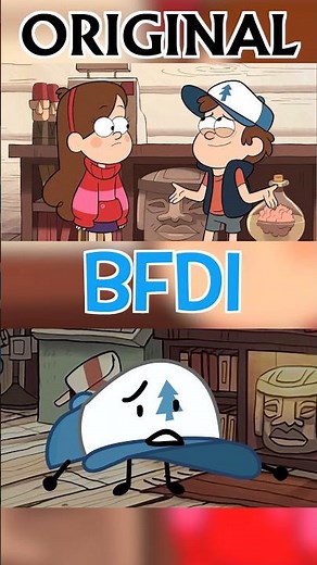Gravity Falls But It's In BFDI Style #bfdi #gravityfalls