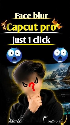 Face Blur Effect in CapCut pro |🤔🧐 #capcut #tech #ai #shorts #trending