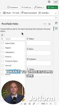 How to Build a Pivot Table in Excel 📊 #tutorial