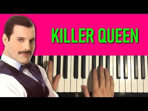 Queen - Killer Queen (Piano Tutorial Lesson)