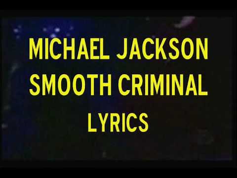 Michael Jackson Smooth Criminal Lyrics