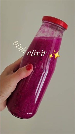 my pink drink for glowing skin