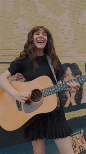 Molly Tuttle on Instagram: "Can’t believe six months ago I was standing in front of this @grimeys mural about to release ‘So Long Little Miss Sunshine’ and now I’m getting ready to head to the Grammys next week! ☀️"