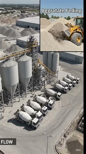 RMC Plant Loading Process | How Ready Mix Concrete is Loaded #rmcplant