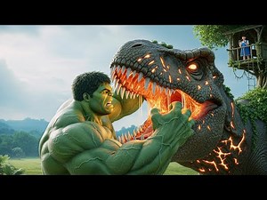 Hulk vs T-Rex – Ultimate Jungle Fight Scene/ Epic Animated Short Film 🏃‍♀️🦖