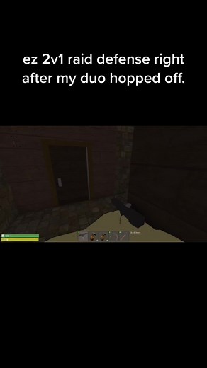 my teamate just got off!! #tridentsurvival #roblox #duo #raid #onlineraid #tridentroblox #rust #crust #pvp