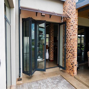 [Hot Item] Aluminum Frame with Tempered Double Glass Folding Door