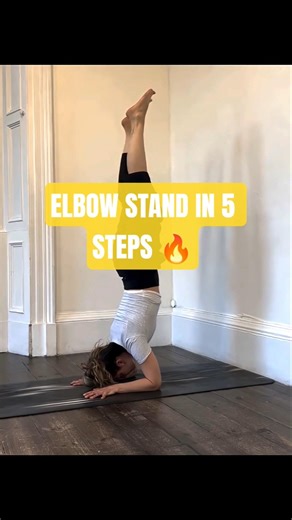 How to Do an Elbow Stand Step by Step 🔥 | Beginner Tutorial #shorts