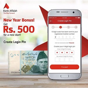 Here’s to a new start! Begin 2019 with Alfa & get a New Year’s Bonus of Rs. 500. Simply Download Alfa, open your Alfa Account using voucher code ALFA501, & get the cash in your account instantly. It’s super quick & easy! Download now: http://bit.ly/Alfa501Cash PS: You can spend your bonus money on Mobile Top-ups, Bill Payments, or enjoy exclusive discounts on hundreds of restaurants via QR payment through your phone by using Alfa. Terms & Conditions: 1. Having a Bank Alfalah Account is NOT a pre
