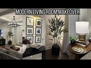 Living Room Makeover 2025| Modern Decorating Ideas & Transformation