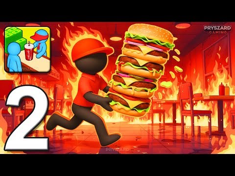Burger Please! - Gameplay Walkthrough Part 2 - Cooking Burgers For Customers (iOS, Android)