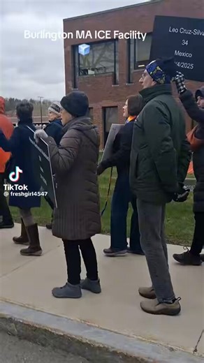 Look at these liberals protesting in front of an ICE facility in Burlington, Massachusetts. The lady’s commentary is hilarious. 😂 The signs they are holding contain the names, ages, origin country, and the date that the specific illegal was deported. There is a huge difference between illegal alien and an immigrant. The signs they are holding have numbers on the back so they can be in a specific order. Who is funding all of this non sense?!?