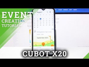 CUBOT X20 - How to Add Reminder & Event to Calendar App