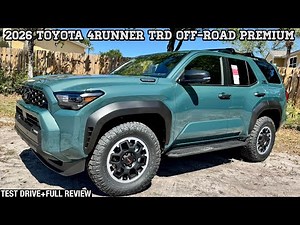 2026 Toyota 4Runner TRD Off-Road Premium: TEST DRIVE+FULL REVIEW