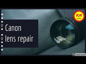 How to fix a Canon lens - Replace the fliter mount ring on a Canon L Lens