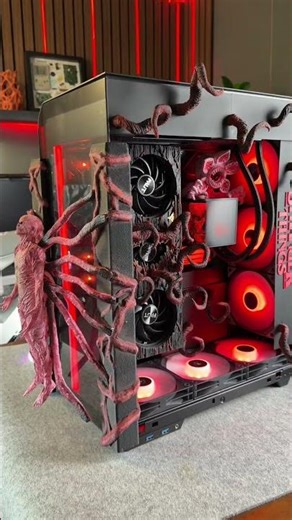 Stranger Things Inspired PC Build - SSUPD Xhuttle - Palit Maker 3D #pcmods #gaming #pcbuild #pc