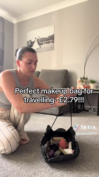 Game Changer! Affordable Drawstring Makeup Bag for Traveling