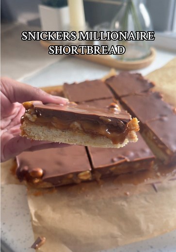 Snickers Millionaire Shortbread Recipe Easy and Delicious