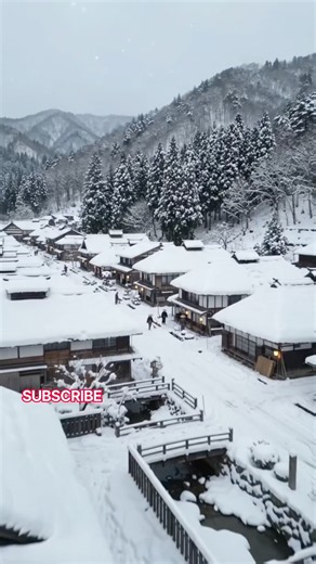 雪に包まれた江戸時代の町並み「大内宿」｜福島県の絶景観光スポット #japan