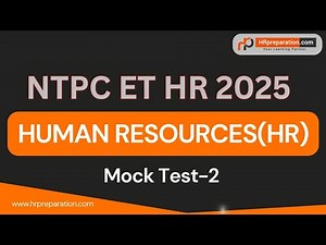 NPTC HR Mock Test-2 |Human Resources Management Mcqs | HRM MCQs