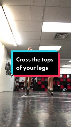 Cross the tops of your legs #irishdance