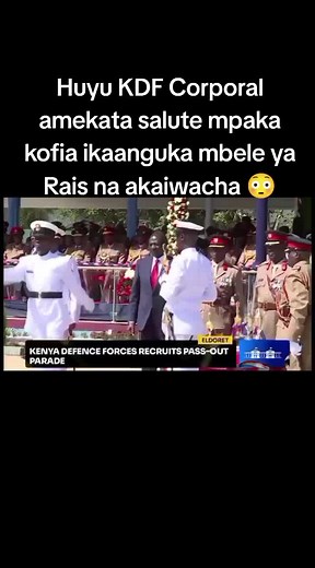 President Ruto at KDF Passing Out Parade in Eldoret