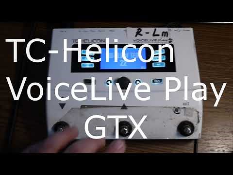 TC-Helicon Voice LIve Play GTX looping , setup and tricks