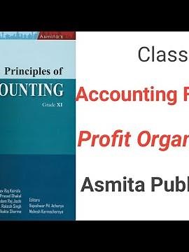 Accounting for Non Profit Organization Class 11 Asmita Publication
