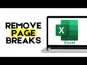 How to Remove Page Breaks in Microsoft Excel